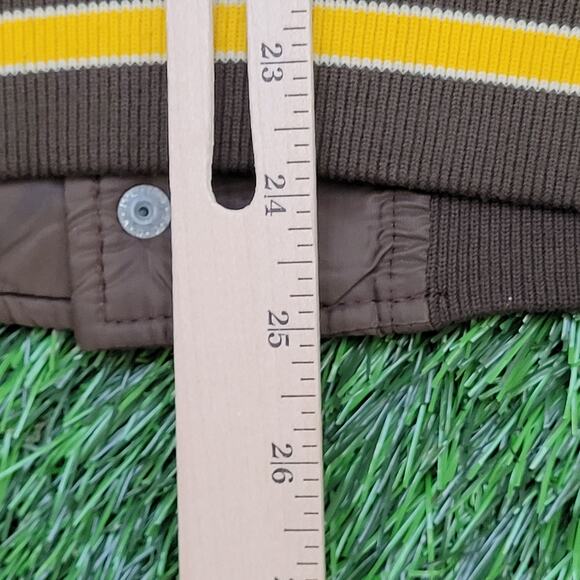 Vintage Dunbrooke Pla-Jac Bomber Jacket M/L 23x25 Baggy Crop USA - Picture 10 of 13